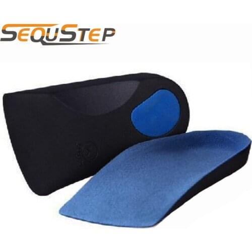 3/4 Length Orthotic Orthopedic Insoles With Arch Support And Poron Heel Cushioning For Flat Feet Protect Heel Care