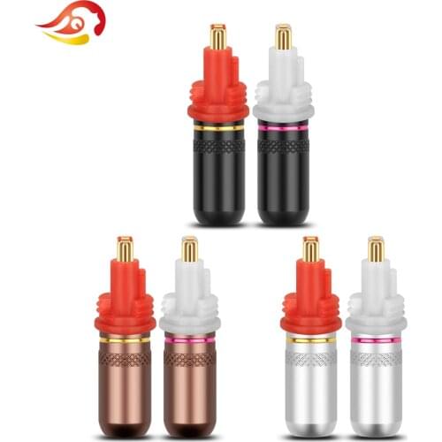 QYFANG Gold Plated Copper Plug Threaded Earphone Aluminum Alloy Wire Connector Adapter For MDR EX1000/800/600/7550 EXK Headphone