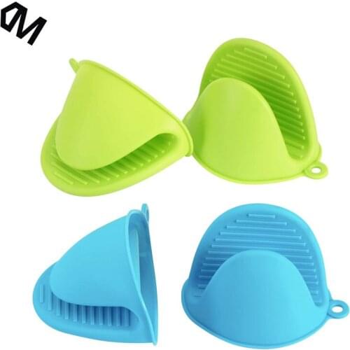 Oven Mitts Silicone Heat Insulation Silicone Oven Gloves Cooking Mitts Pinch Grips Kitchen Heat Resistant Gloves for Kitchen