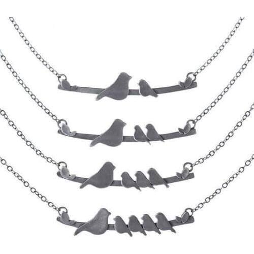 NATURE THEMED DALDAKİ BIRDS LADY NECKLACE