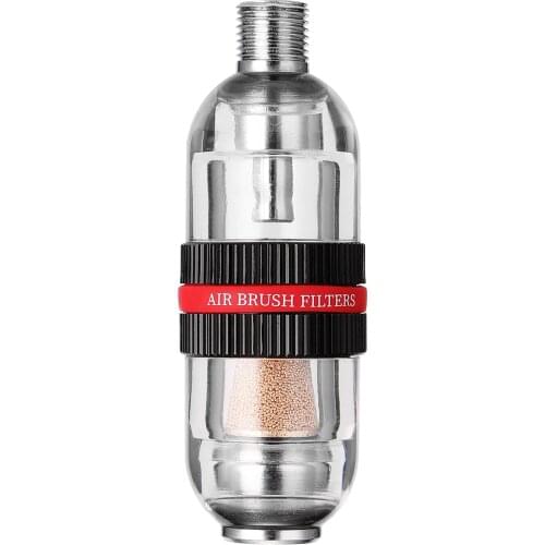 Nasedal Professional Airbrush Air Filter Tail Water Air Separator Strainer Airbrush Spray Gun Accessories 1/8 Interface