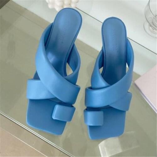 Women Slippers Flip Flops Slides High Heel Slippers Women Summer Shoes Female Fashion Brand Luxury Shoes Designers Slippers