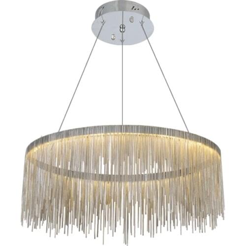 Modern Simple Atmosphere Chain Chandelier High-end Villa Art Personality Lamps Nordic Bedroom Living Room Restaurant Lights