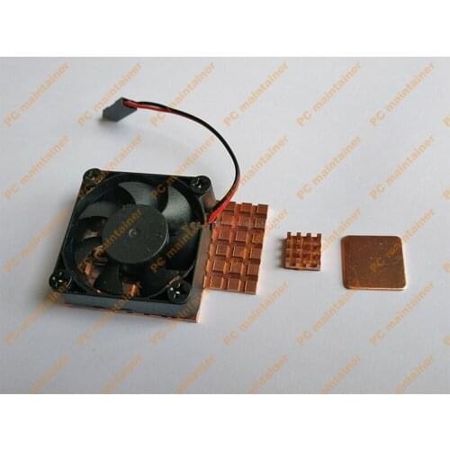 48mmx35mm / 59mmx35mm Pure Copper Heatsink for Raspberry pi 3B/3B+ WIND-COOLING RADIATOR with 3510 Fan HeatSink