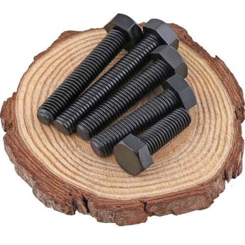 M8*10/12/15-60mm Black Nylon Hexagonal Screw, Hexagonal Plastic Bolt, Plastic Insulated Bolt