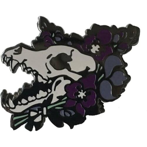Wolfsbane Wolf Badge Brooch Hard Enamel Pin