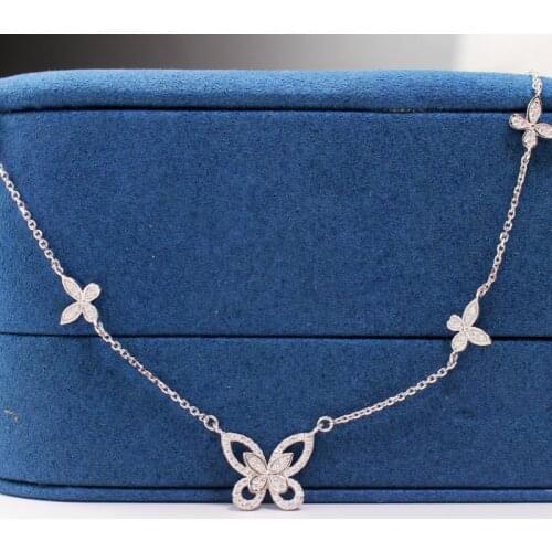 2020 Trend Butterfly Necklace Kpop Aesthetic Accessories Boho Pendant Gold Chain Choker Necklaces For Women Jewelry