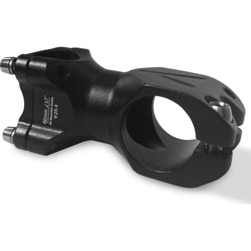 25.4*60MM New Durable Aluminum Alloy MTB Road Mountain Bike Bicycle Cycling Handlebar Stem w/ Bolts