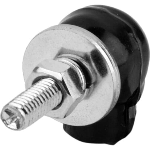 4 Pair 3D Skull Motorcycle License Plate Frame Bolts Tag Fastener Screws