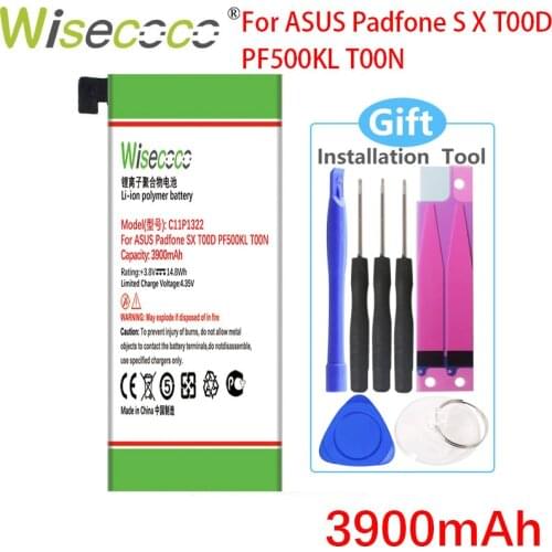 Wisecoco C11P1322 3900mAh Battery For ASUS Padfone S X T00D PF500KL T00N Phone + Tracking Number