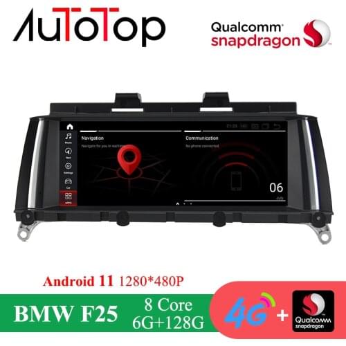 AUTOTOP 8.8" 6G+128G Android 11 BMW X3 F25 Multimedia For BMW X3 F25 X4 F26 CIC NBT Carplay Bluetooth 5.0 4G LTE Audio Head Unit