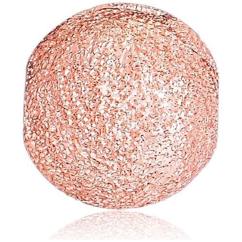 Beads For Original Bracelets & Bangle Rose Matte Brilliance Clip Charm Rose Gold Jewelry For Woman DIY Jewelry Making