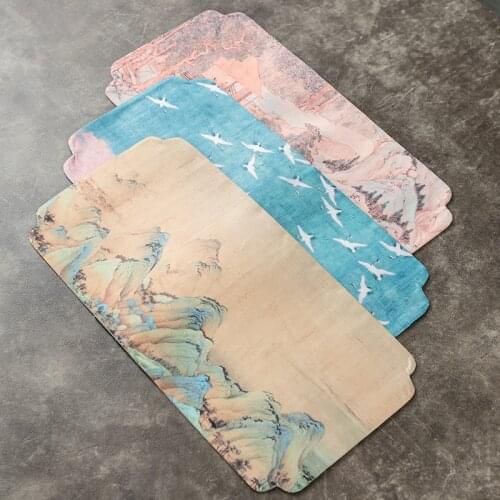 Dry Pour Tea Seats Waterproof Cloth Pad Coffee Table Tablecloth Tea Table Accessories Tea Towel Tea Cloth Small Size Tea Napkin