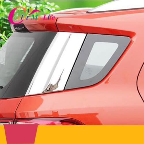 Color My Life Car Back Tail Spoilers Rear Door Side Window Decal Cover Trim Sticker for Ford Ecosport 2012 - 2020 Accessories