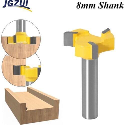 1pc 8mm Shank Flush trim bit Router Bits Milling Straight Edge Slotting Milling Cutter Wood Cutters For Woodworking Tool