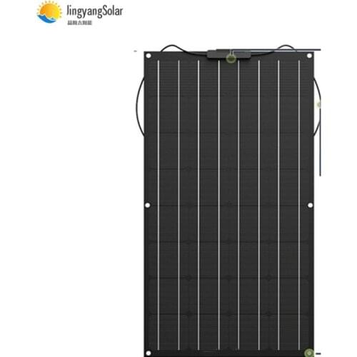 China Flexible Solar Panel 100W/200W 300W /400W Monocrystalline Solar Cell Flexible panel Solar for 12V 24 Volt solar system kit