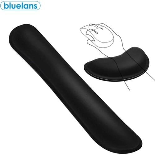 Mouse Keypad Laptop Keyboard Raised Hands Support Wrist Rest Cushion Mouse Comfort Pad for PC Laptop Keyboard Keypad Mouse Pad