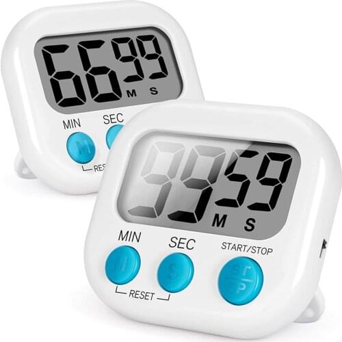 Multifunctional Kitchen Timer Alarm Clock Home Cooking Practical Supplies Cook Food Tools LCD Digital Kitchen Accessories