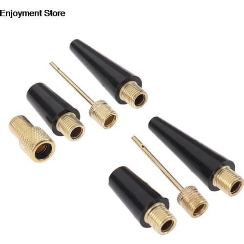 3/4pcs Ball Needle Nozzle Adapter Kit for Basketball Football Bicycle Tire Inflate Pump Parts Accessories