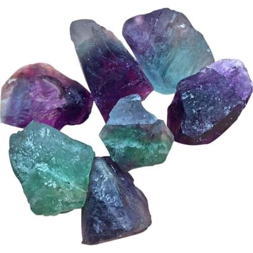Natural 100g Fluorite Stone Rock Stones Specimen Healing Collection Mineral Stone for Tumbling Lapidary Polishing Wicca