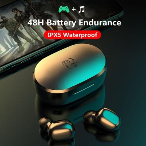 TWS Bluetooth Earphones Charging Box Wireless Headphone 9D Stereo Sports Waterproof Earbuds Headsets With Microphone
