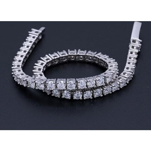 OTIY S925 USA Top Selling Tennis Bracelet Men Women Jewelry VVS D Class 3mm 4mm GRA Certificated Moissanite Tennis Chain