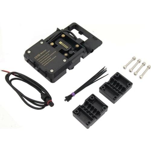 USB Charging Stand phone holder For BMW R1200GS Mobile Phone Navigation Bracket For Honda Motorcycle 12MM Mount