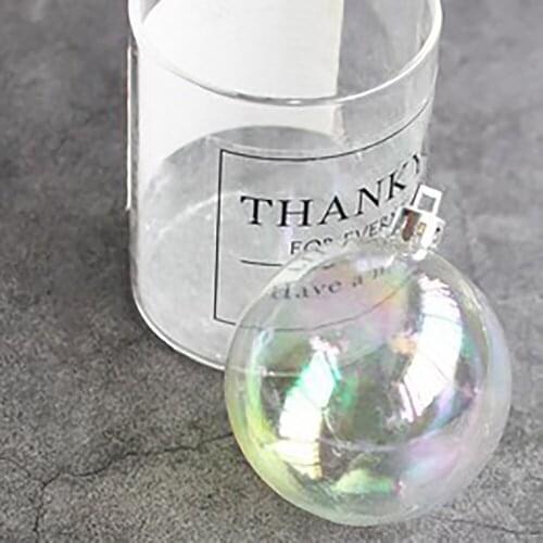 Pendant Gift Colorful Balls Plastic Holiday Ornament Clear Package Supplies Home Decor Transparent Christmas Party Hanging