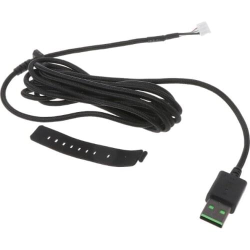 Durable Nylon Braided Line USB Mouse Cable Replacement Wire For Razer DeathAdder Elite Wired Gaming Mouse
