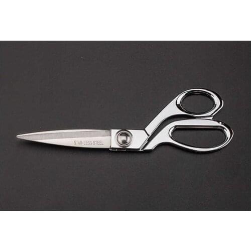 8.5Inch Professional Tailor Vintage High Quality Stainless Steel Scissors Leather Fabric Cutter Sharp Needlework Scissors H