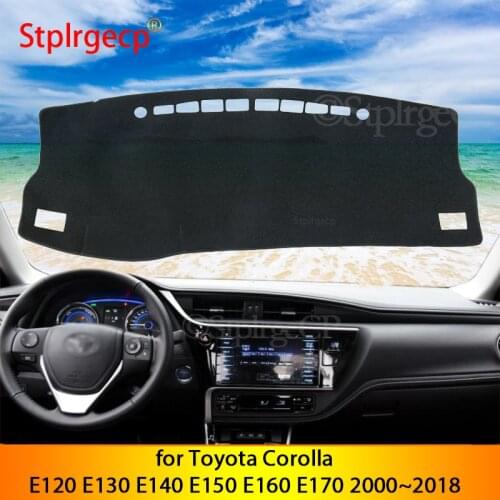 For Toyota Corolla E120 E130 E140 E150 E160 E170 2000~2018 Anti-Slip Mat Dashboard Cover Pad Sunshade Dashmat Car Accessories