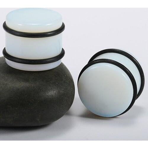 1 Pair Stone Ear Expanders Piercings Earring Men Women Plugs and Tunnels Trendy Ear Gauges Stretcher Body Piercing Jewelry