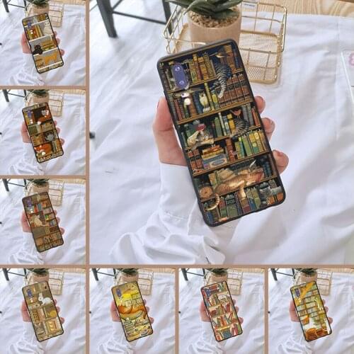 Silicone Phone Case For Huawei P20 Pro P10 Plus P Smart P9 Lite Mini Cat Book Soft Back Cover For Huawei P10 P20 P8 P9 Lite 2017