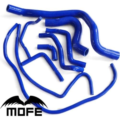 Mofe 9pcs Silicone Radiator Coolant Hose For Volvo S70 / V70 / 850T5 / 850T5R 1992 -1998 Blue