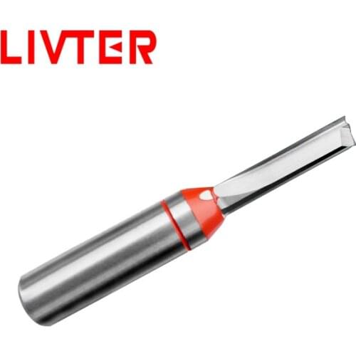 TCT three flutes straight bit 6mm end mill wood cutting tools straight router bits cnc steel tungsten carbide machine milling