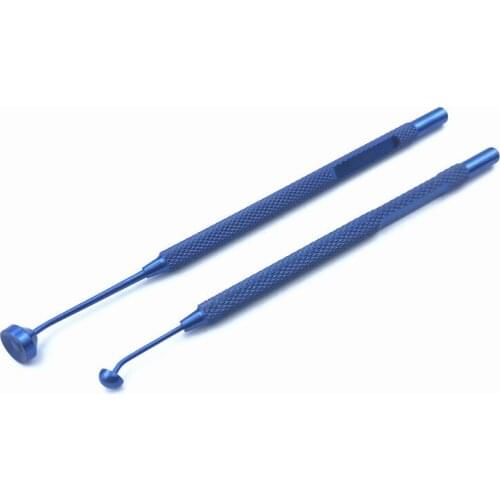 Titanium caro/avalos flap smoother ophthalmic eye instrument