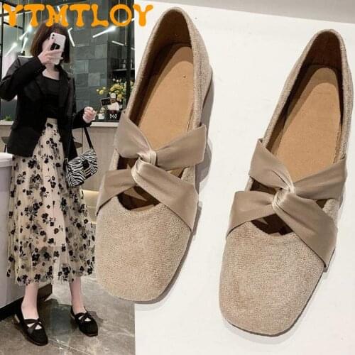 Square-toe pumps 2021 new suede sweet fairy style Korean womens shoes