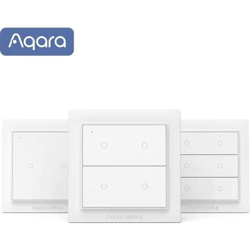 Aqara Opple Zigbee Smart Switch Light Switch Wireless Switch No Wiring Required Smart Wall Switch for Mijia App Apple HomeKit