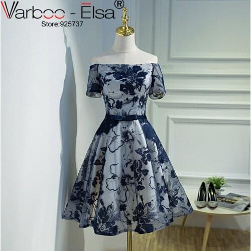 Женские платья с открытыми плечами VARBOO_ELSA China At AliExpress