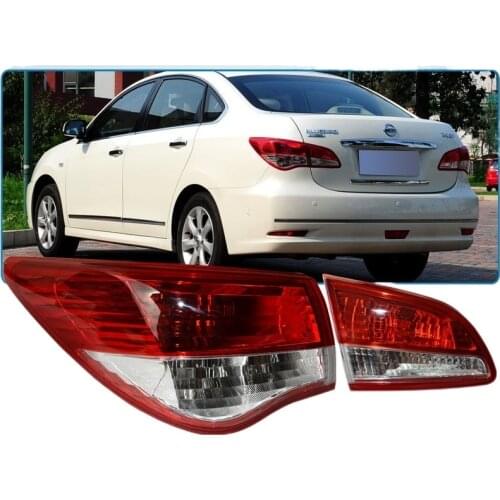 For Nissan Sylphy rear tail lamp half assembly 2009 2010 2011 Sylphy internal and external tail lamp shell combination cover