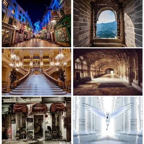 Castle Palace Photography Backdrop girls princess birthday photo background newborn kids portrait background for photo studio