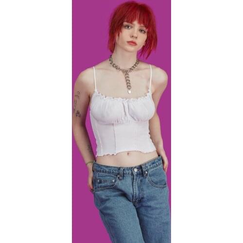 Womens Tank Top Casual Solid Bralette Bustier Crop Top Bra Lace Vest Slim Camisole