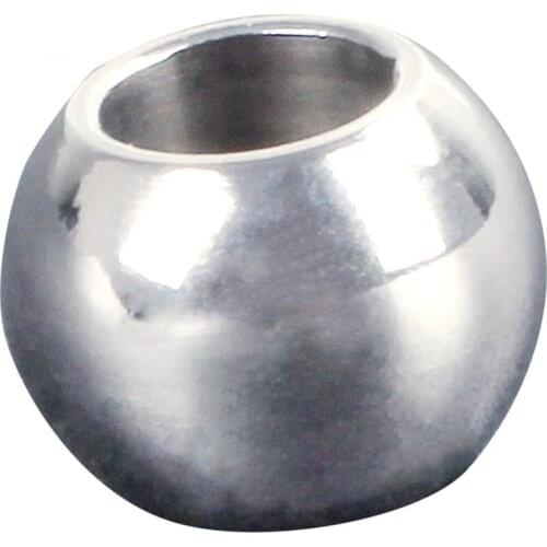 1 bag / 20 pieces Stainless Steel Beads of Metal Craft Beads Size 6mm for Jewelry Creation Jewelry Accessory