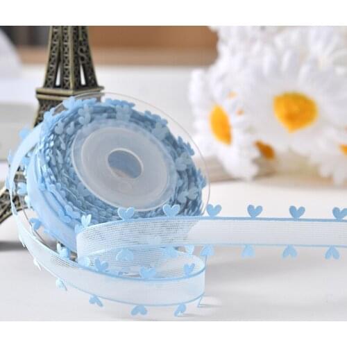 10yards 15mm Organza Edge Ribbon For Bow Wedding Christmas Decoration Handmade DIY Wrapping Crafts Fabric Ribbons For Crafts