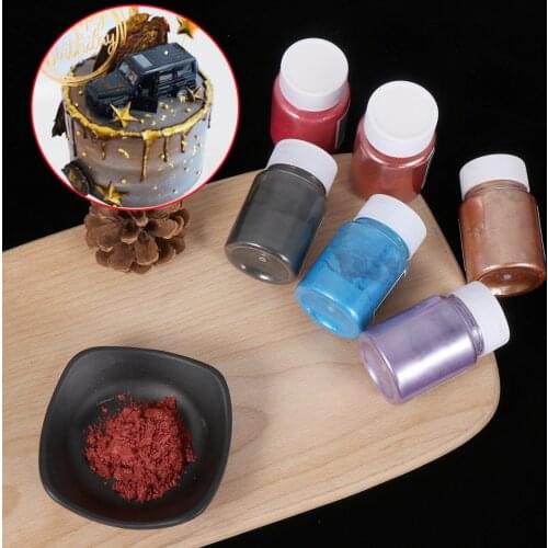 15g Multicolor Foodable Flash Baking Color Dust Glitter Golden Powder Fondant Macaron Chocolate Pastry Cake Decorating Tools