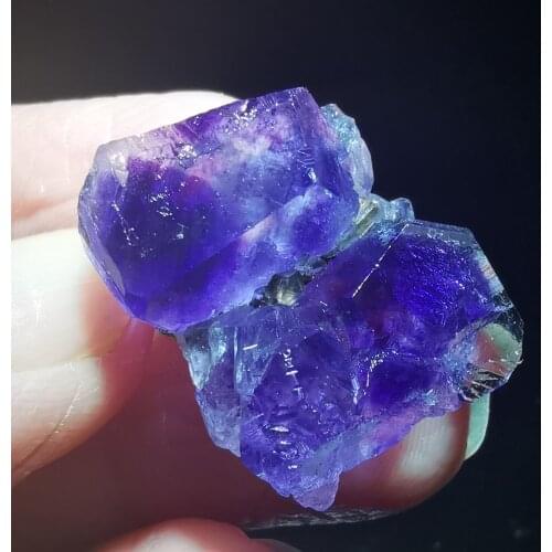 8.2gNatural rare Inner Mongolia eye dream purple fluorite mineral specimen healing energy QUARTZ GEM home decoration Teaching