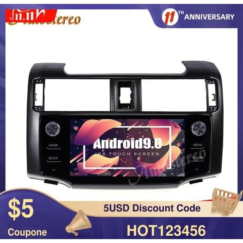 For Toyota 4 runner 2009-2017 Android 10.0 PX6 Car DVD Player GPS Navigator Multimedia Player Head Unit Radio Tape Record Stereo