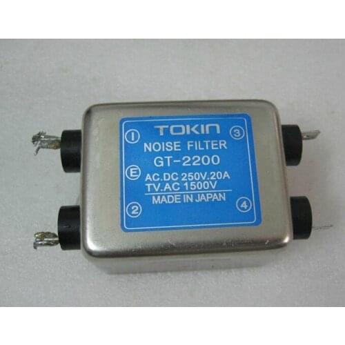 Japanese imported TOKIN AC DC dual power supply filter GT-2200 250V20A / power filter / Noise Filter