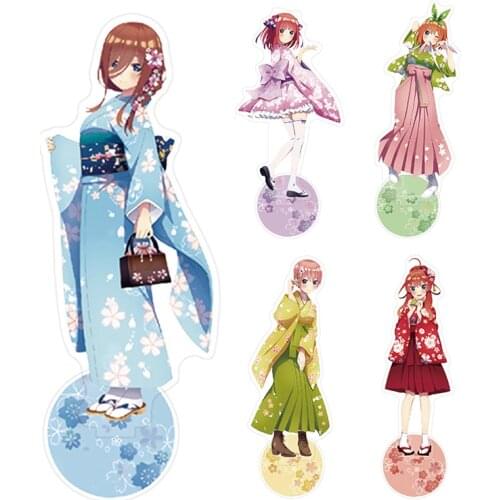 Japaense Anime Quintessential Quintuplets Acrylic Stand Figure Model Plate Desk Decor The Five-part Bride Nakano Itsuki Ornament