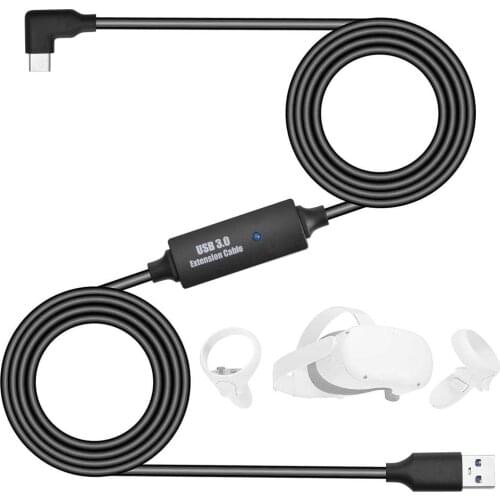 5M VR Extension Cable USB3.0 Stable Data Line Type C to A USB Headset Cable for Oculus Quest Link Steam VR Accessories